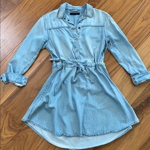 All Saints Light Blue Denim Dress